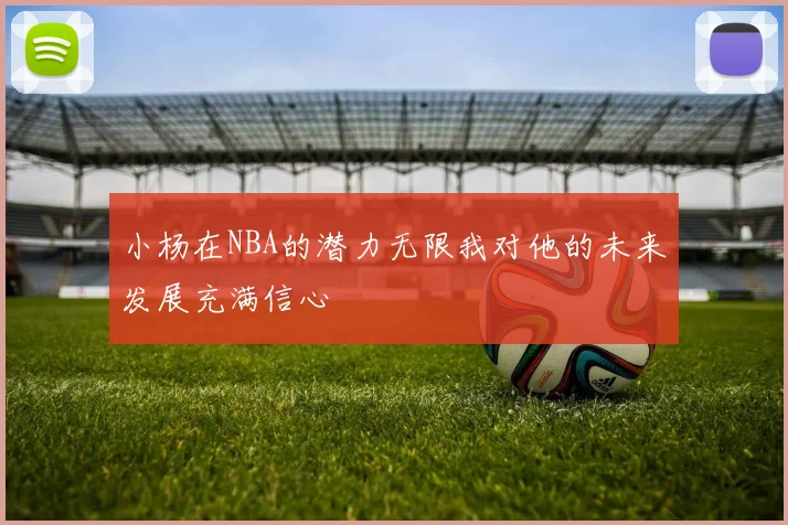 小杨在NBA的潜力无限我对他的未来发展充满信心